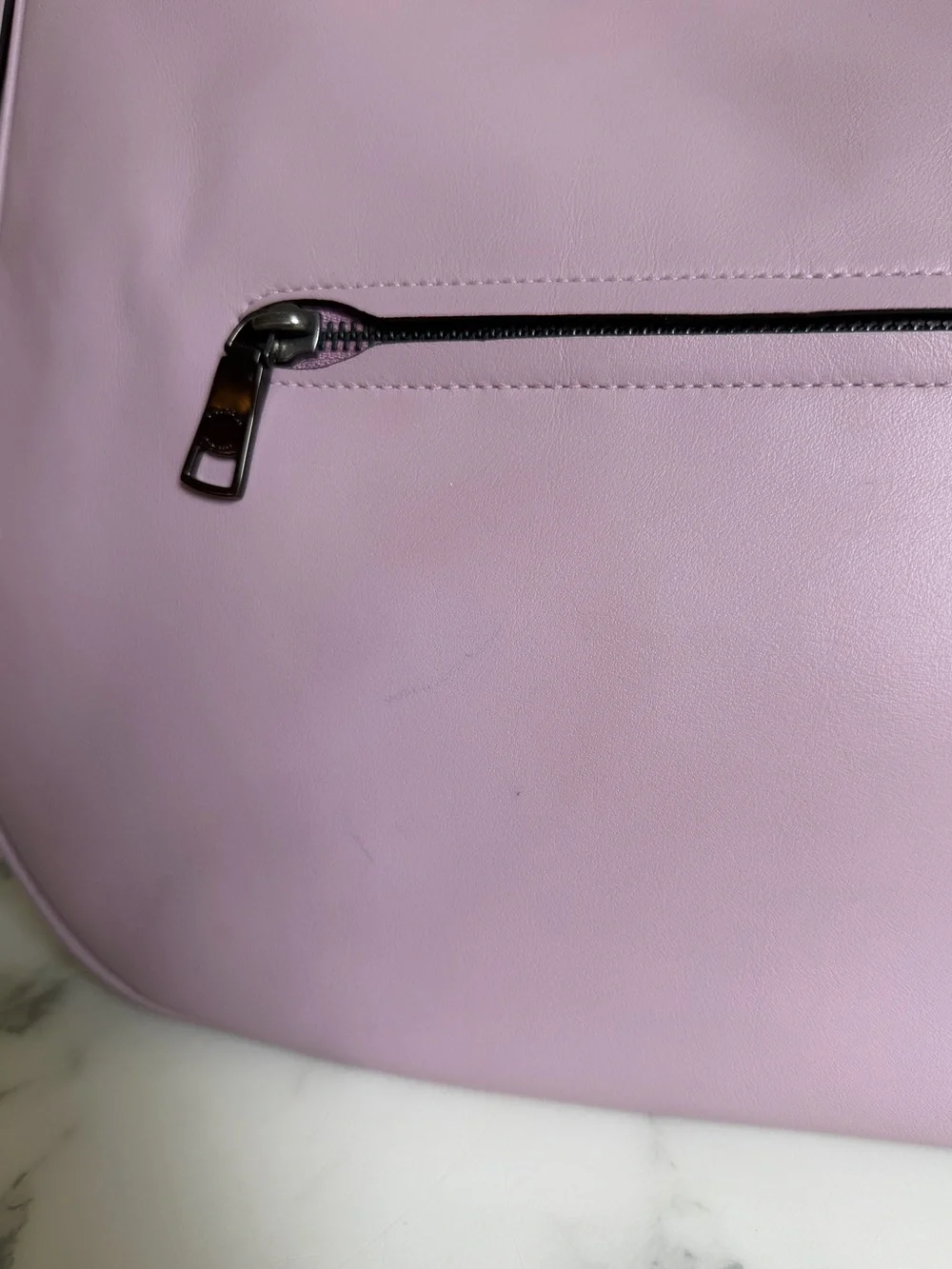 Coach Soft Tabby Hobo Bag Shoulder Crossbody Ice Purple Leather C6340
